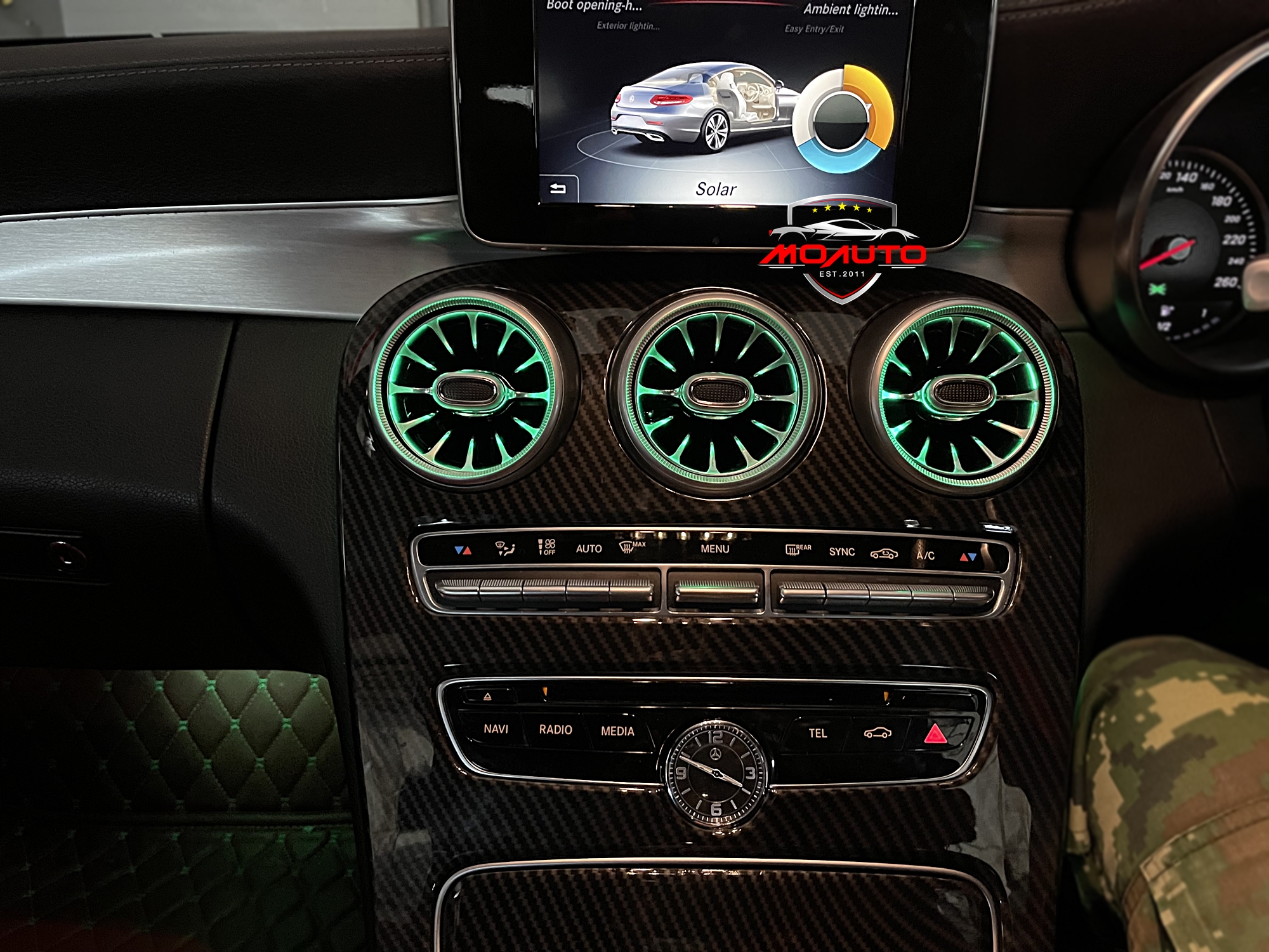 ไฟช่องแอร์ AMBIENT LIGHT AIR VENT - W205