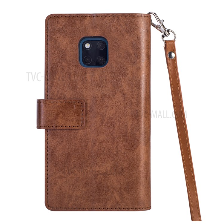 Case Huawei Mate 20 Pro / Pre-order * เคสกระเป๋าสตางค์แบบหลายช่อง พร้อมสายคล้องมือ *