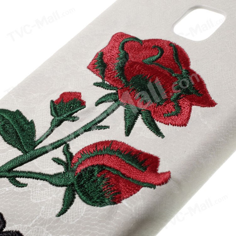 Case Huawei P9 Lite / Pre-order * เย็บปักถักร้อย 3D โรสหนังเคลือบปกแข็ง *