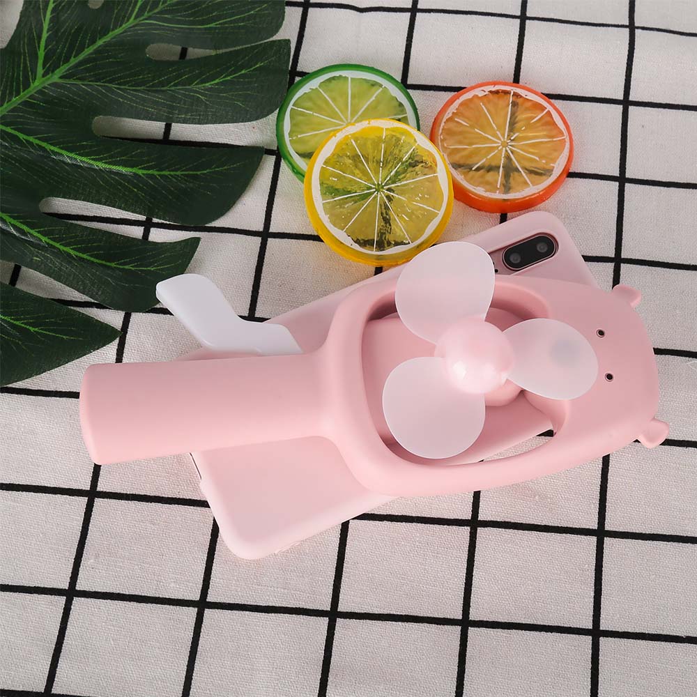 Case Huawei Mate 9 Pro / Pre-order * เคส 3D มินิพัดลม ซิลิโคนอ่อนนุ่มน่ารักหมี *