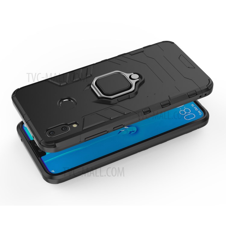 Case Huawei Y9 2019 / Pre-orde * เคส PC + TPU ไฮบริด แหวนนิ้ว + ขา *