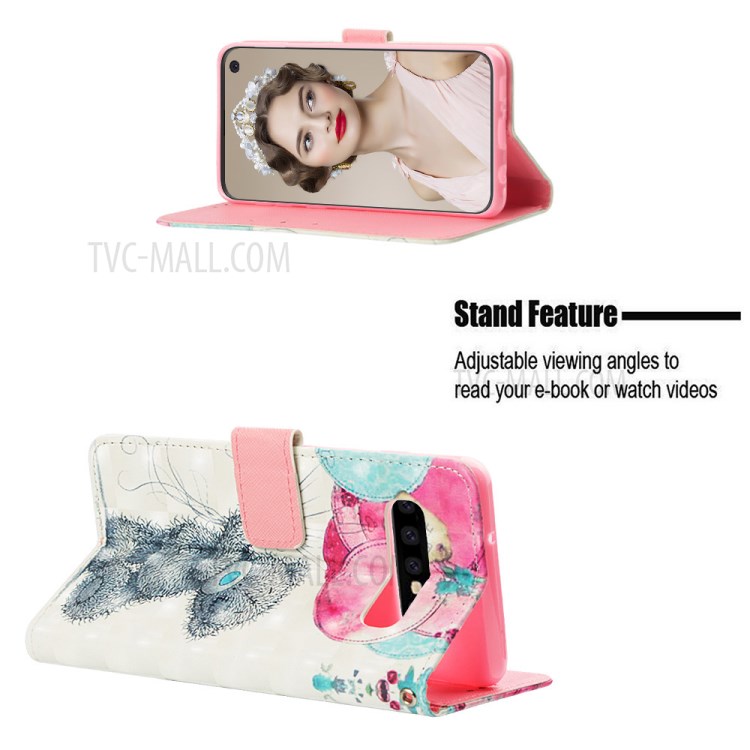 Case Samsung Galaxy S10 / Pre-Order * เคสลายพิมพ์ [Light Spot Decor] ซองใส่กระเป๋าสตางค์ *