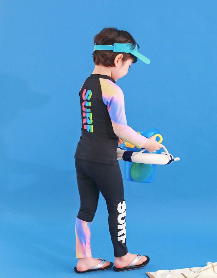 ชุดว่ายน้ำ สีชมพูม่วง ไซส์ L-XL-2XL-3XL