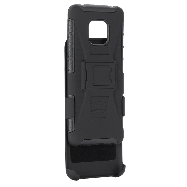 Case Huawei Mate 20 Pro / Pre-order * เคสคลิปหนีบ PC + ซิลิโคนด้านหลังคลิปเลื่อนเคสป้องกัน (สีดำ) *