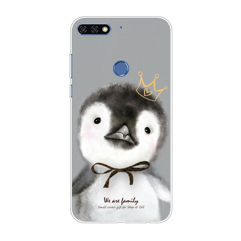 Case Huawei Y7 Pro 2018 / Pre-order * ซิลิกอนน่ารัก การ์ตูนจิตรกรรมTPU Soft *