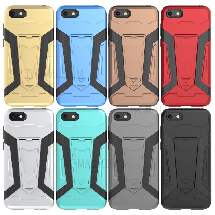 Case Huawei Y5 Prime 2018 / Pre-order * เคสเกราะ PC + TPU ไฮบริด + ขา *