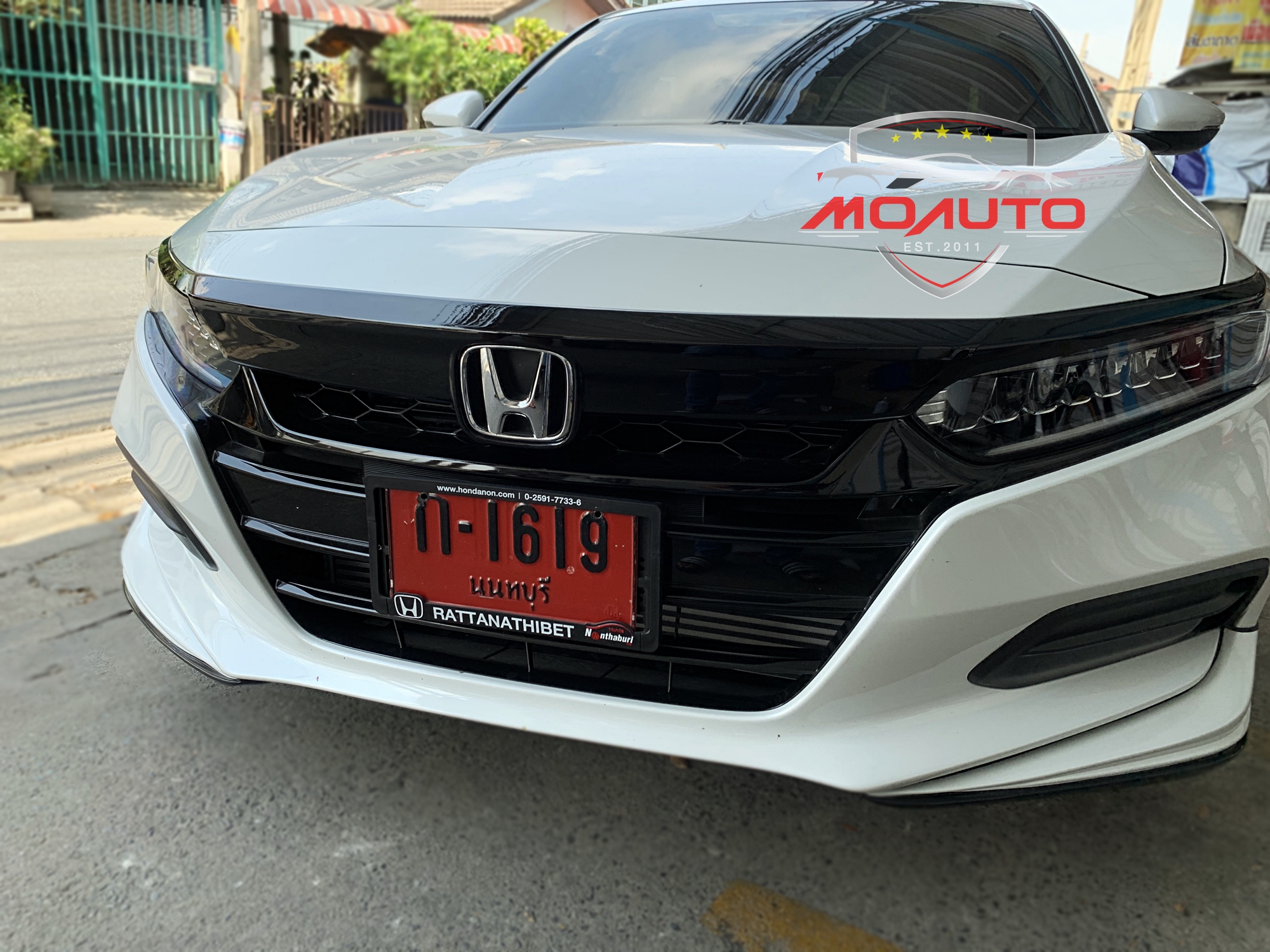 ครอบกระจังหน้าบนดำเงา ACCORD G10