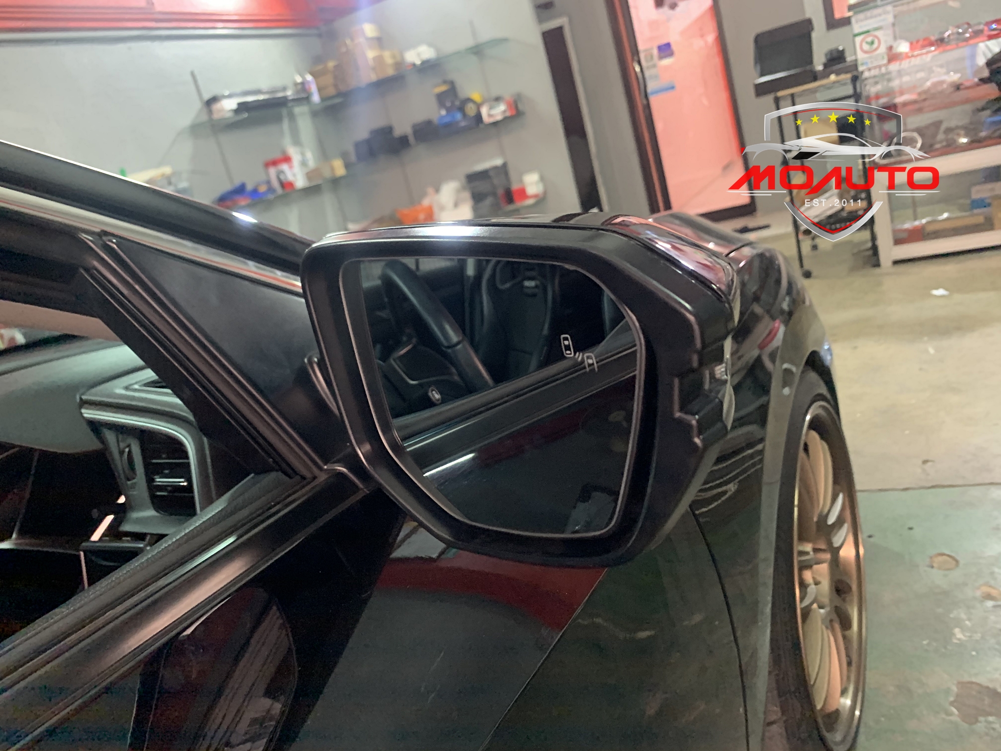 ชุดกระจกช่วยเตือนมุมอับสายตา V1 (Blind Spot Monitor) CIVIC FC / FK