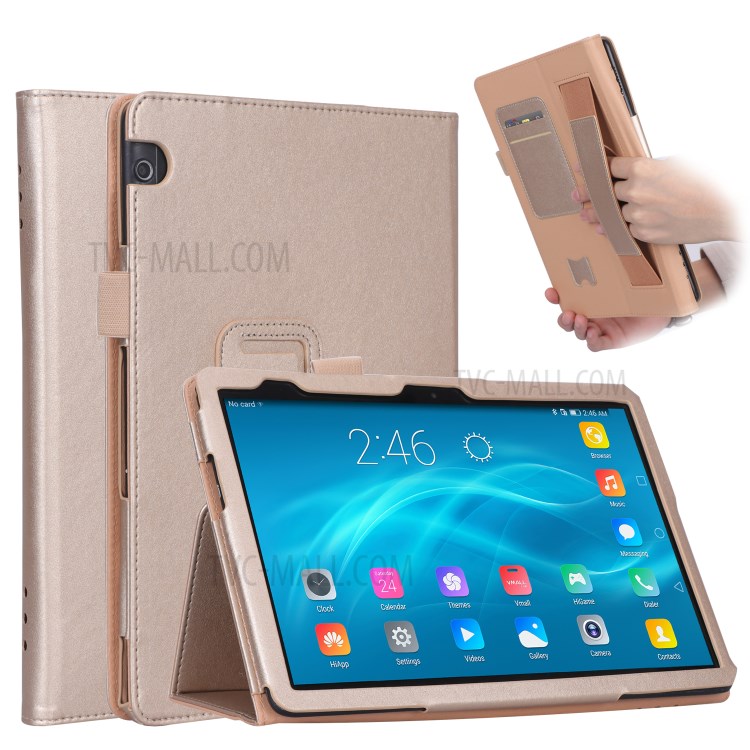 Case Huawei MediaPad T5 / Pre-Order * เคสสมาร์ทฟังก์ชั่นปลุก / นอนหลับประหยัดพลังงาน อ่านง่ายด้วยมือเดียวด้วยสายคล้องมือยืดหยุ่น *