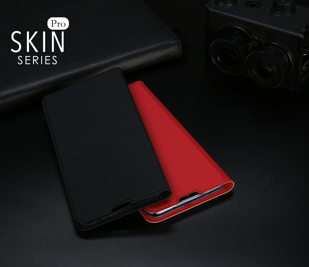 Case OPPO F9 / Pre-Order * DUX DUCIS หนัง PU ที่มีผิวมันเงาและเรียบเนียน *