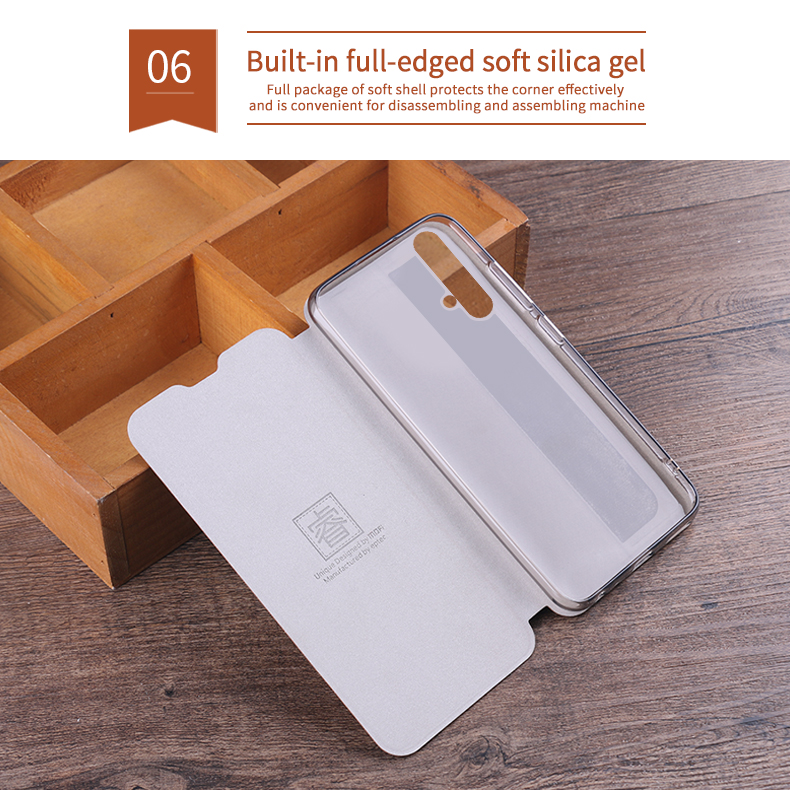 Case Huawei Nova 5T / Pre-order * MOFI Rui Series ฝาครอบด้านหน้าฝังด้วยแผ่นเหล็กบางขนาด 0.3 มม. ซึ่งทำให้ตัวเรือนแข็งแรง *