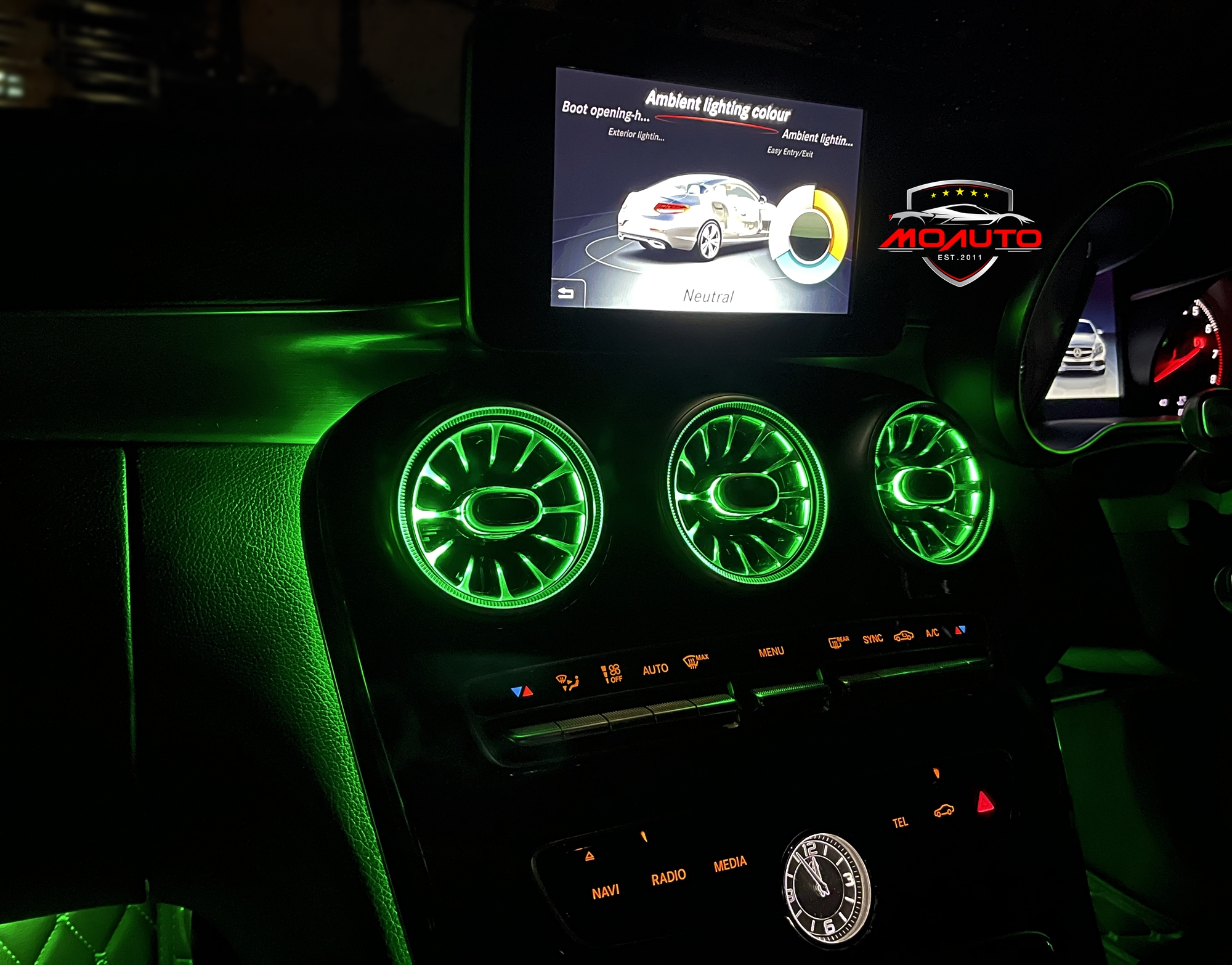 ไฟช่องแอร์ AMBIENT LIGHT AIR VENT - W205