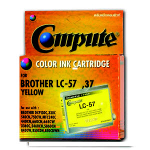 ตลับน้ำหมึกอิงค์เจ็ท คอมพิวท์ For BROTHER LC-57,LC-37 (แพ็ค 4 สี)