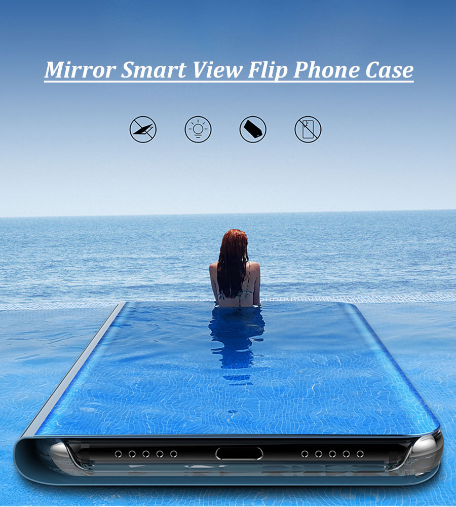 Case Huawei Nova 2i / Pre-Order * เคส Smart View Mirror ปกกระจกมองหุ้มหนัง *