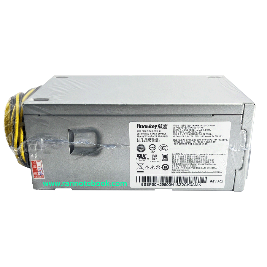 ใหม่ Power Supply Lenovo V50t-13IMB ราคาพิเศษ 260W PSU Lenovo V50t พาวเวอร์ ซัพพลาย Lenovo HK360-71PP PCK012