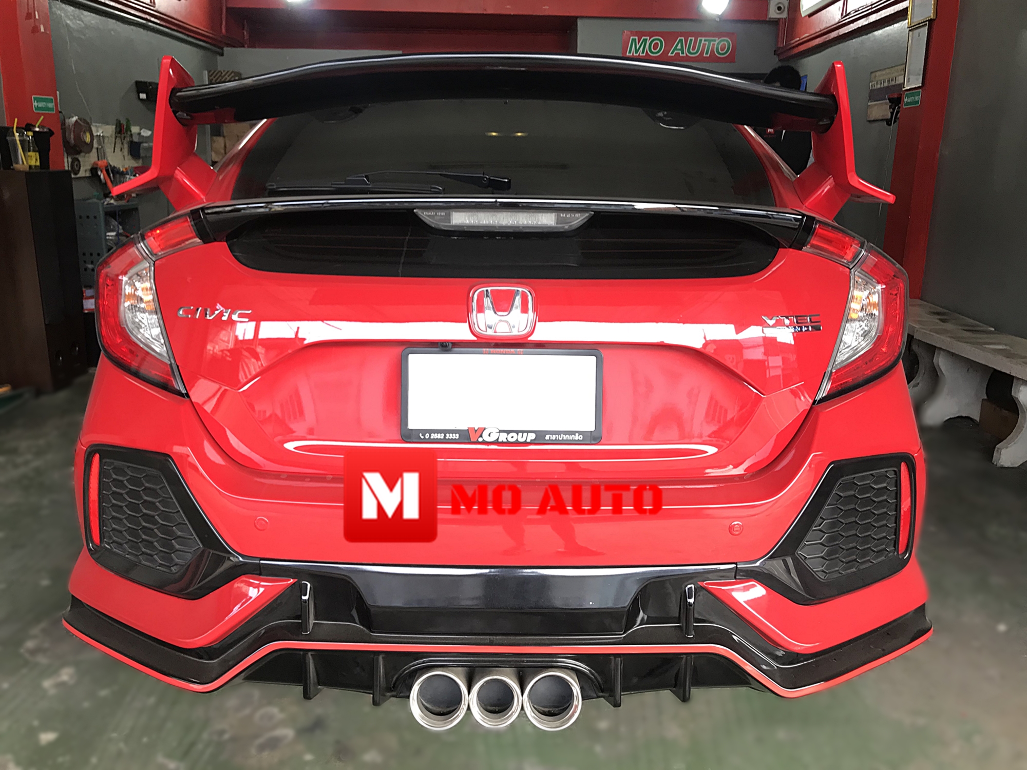 ชุดแต่ง TYPE-R CIVIC FK Hatchback แบบสวมทับ