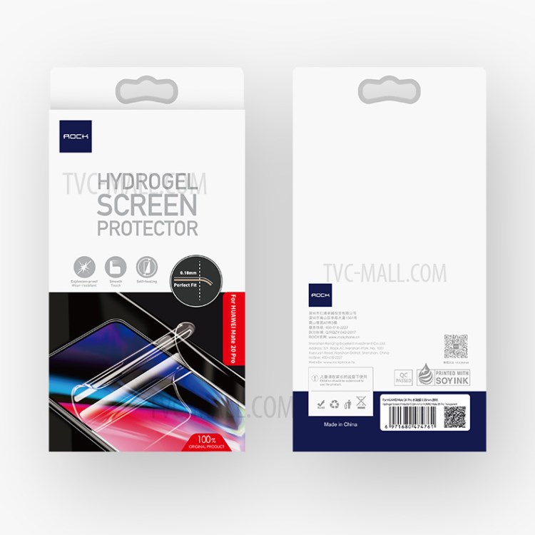ฟิล์มกันรอย Huawei Mate 20 / Pre-order * ROCK Soft Hydrogel วัสดุ PET ที่มีคุณภาพดีนุ่มและทนทาน *