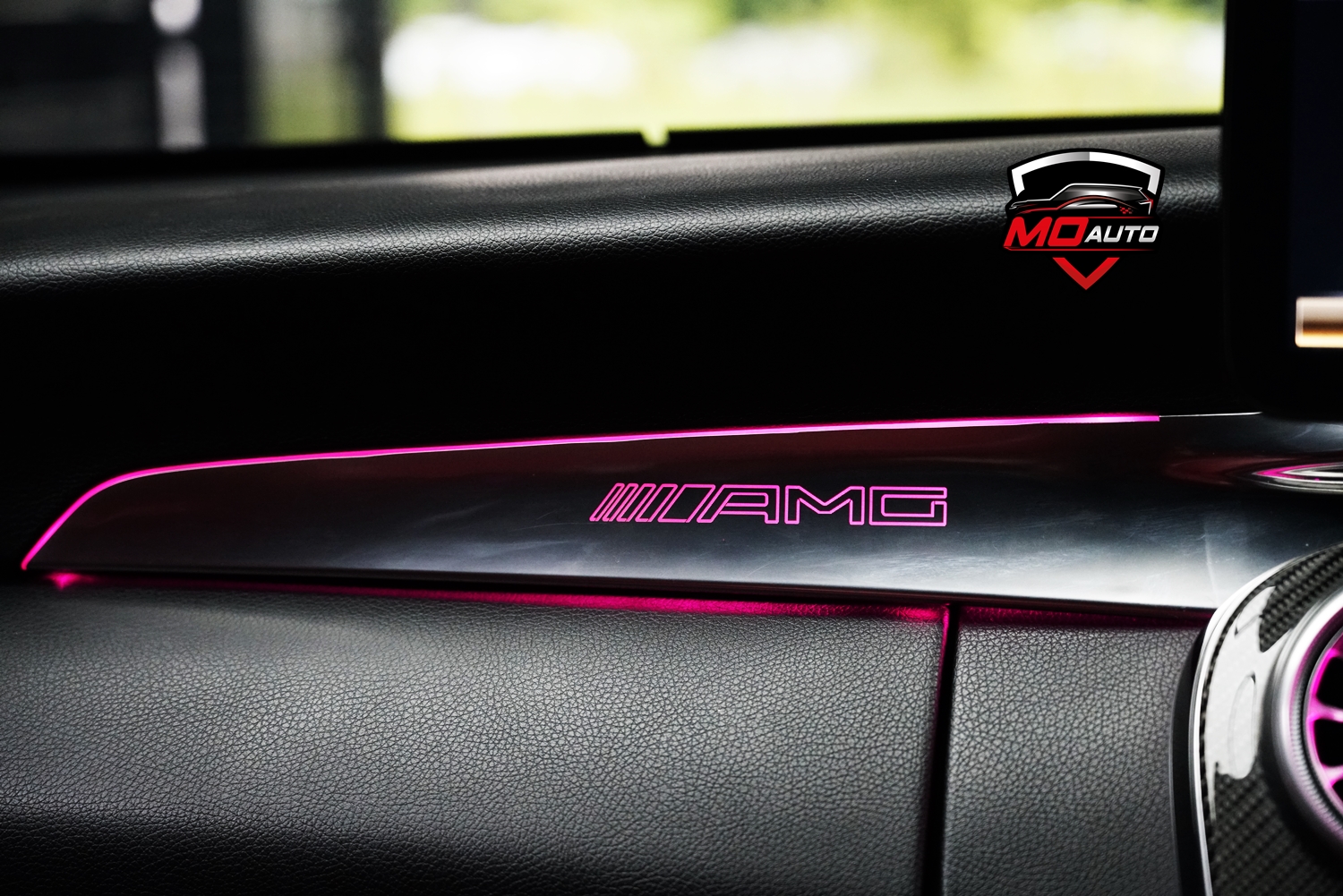 คอนโซลหน้า AMG 64สี - GLC C200 C250 W205