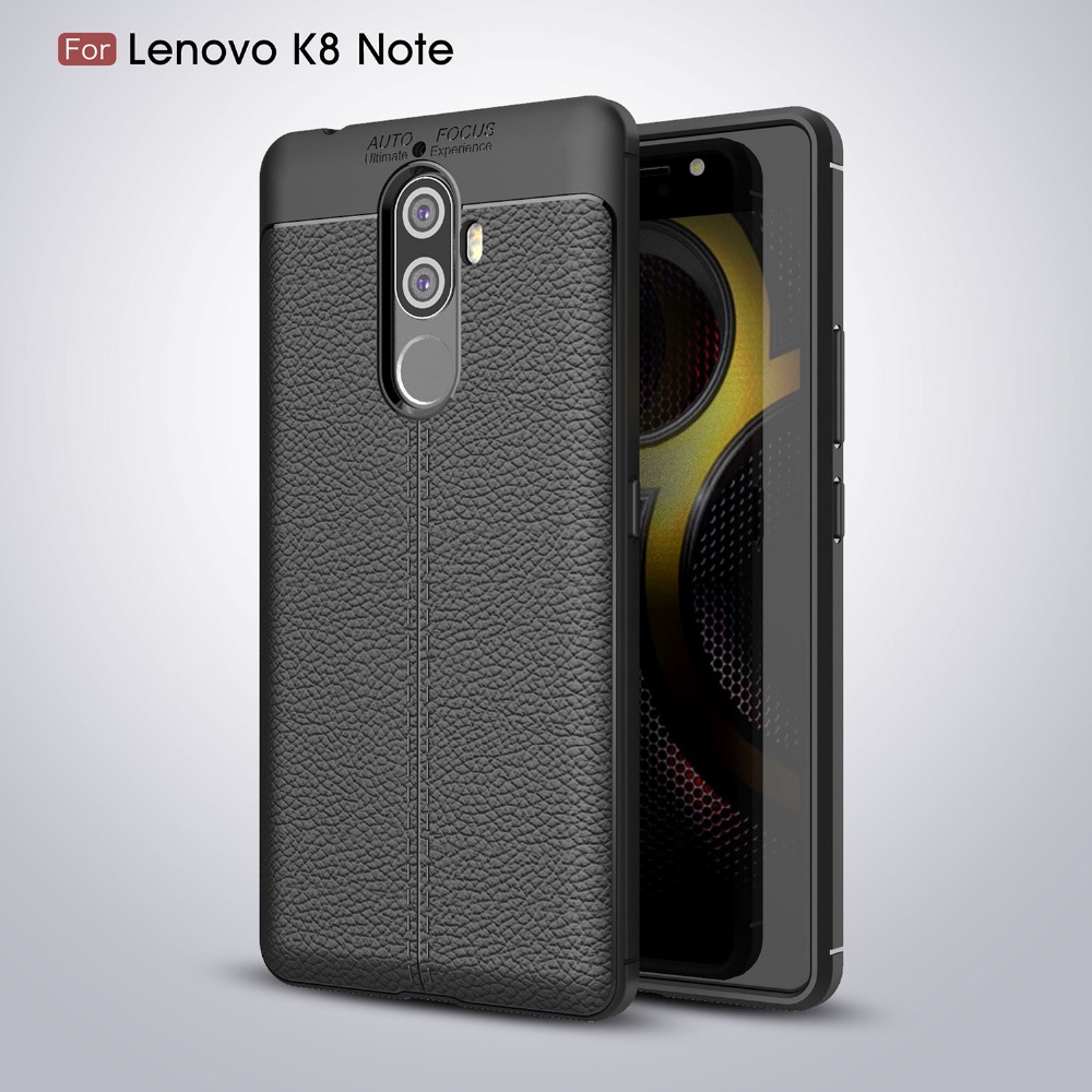 Case Lenovo K8 Note / Pre-order * เคสเนื้อลิ้นจี่หรูหราผิวนุ่ม Dorp กันกระแทก *