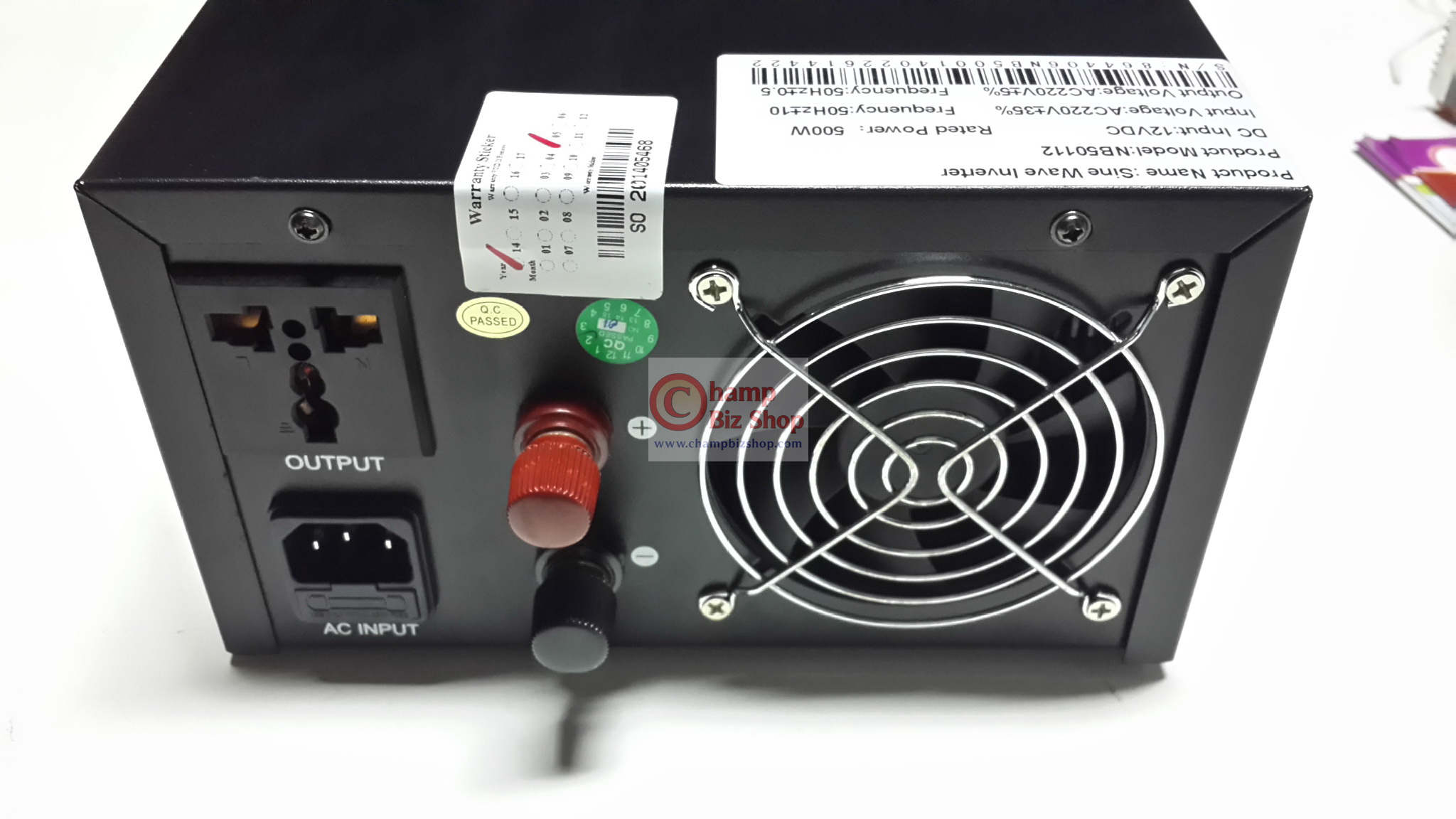 เครื่องแปลงไฟ อินเวอร์เตอร์ โซล่าเซลล์ Pure Sine Wave Inverter - NB Series รุ่น 500W/12V