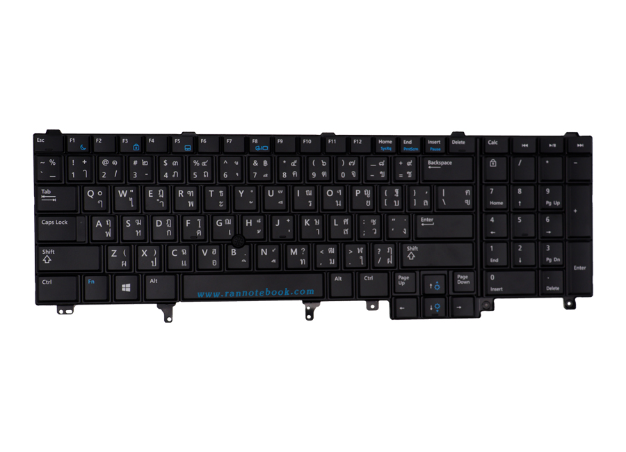 แป้นพิมพ์ โน๊ตบุ๊ค Dell Latitude E6540 ประกันศูนย์ Dell