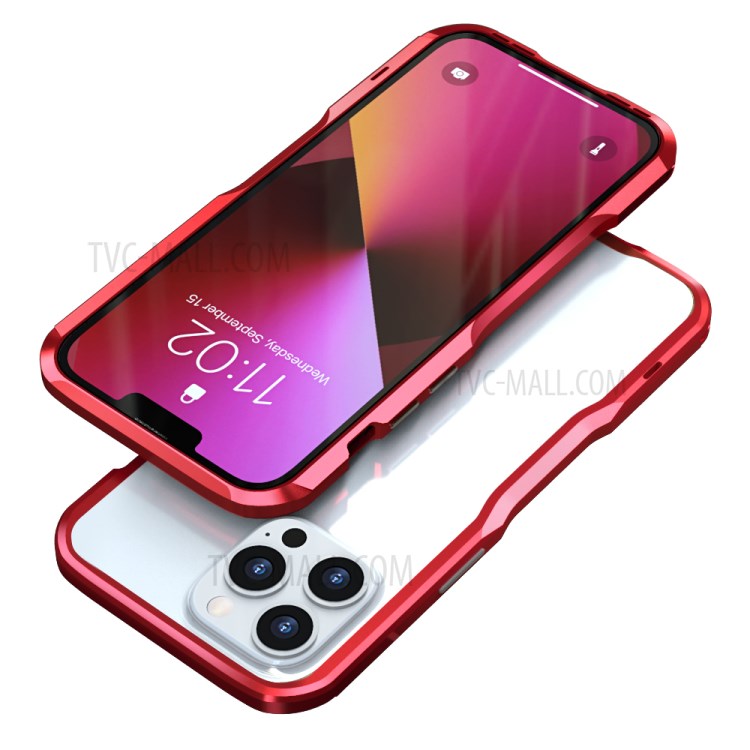 Case iPhone 13 Pro # Pre-Order * LUPHIE Drop Protection ฝาครอบกันชนโลหะอลูมิเนียมบางเฉียบ *