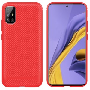 Case Samsung Galaxy A51 / Pre-order * Carbon TPU ซีรีย์ Anti-drop เคส TPU อ่อนนุ่มยืดหยุ่นและทนทาน *