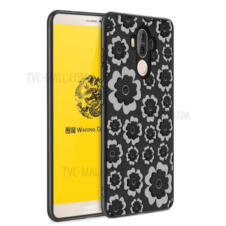 Case Huawei Mate 9 / Pre-order * รูปแบบ 3D ดอกไม้ Soft TPU Case *