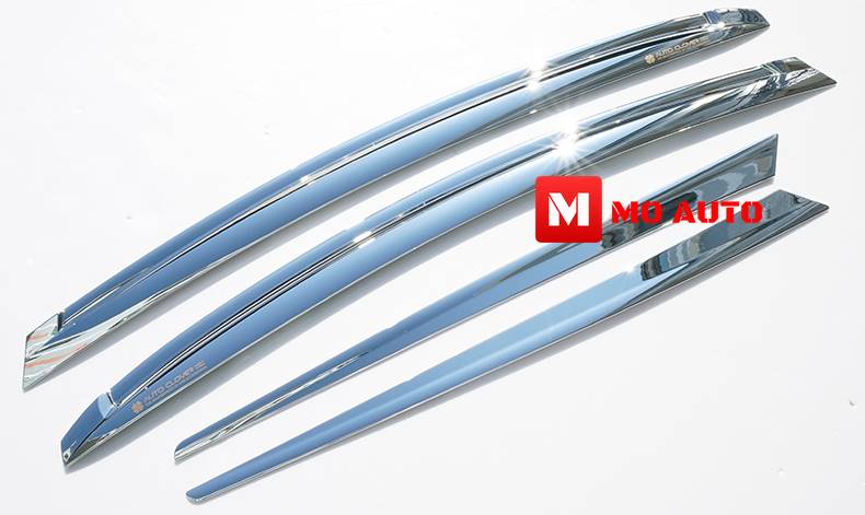 คิ้วกันสาดประตูคู่หน้า โครเมียม ALPHARD / VELLFIRE MC