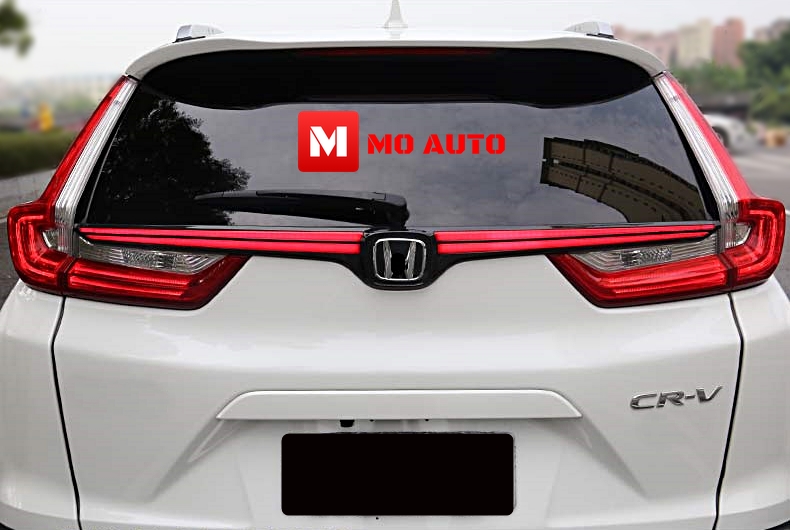 คิ้วไฟ LED ฝากระโปรงท้าย M Step Carbon CR-V G5