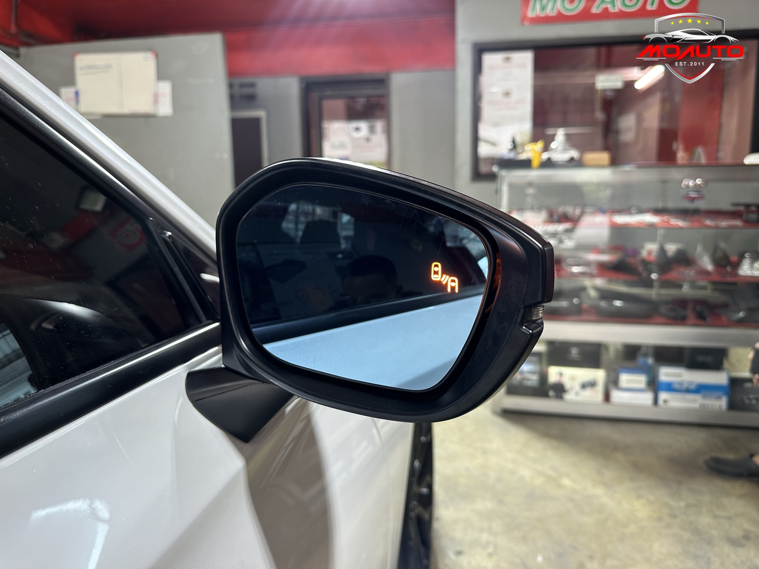 ชุดกระจกช่วยเตือนมุมอับสายตา V1 ( BSD ) CIVIC FE / FE e:HEV