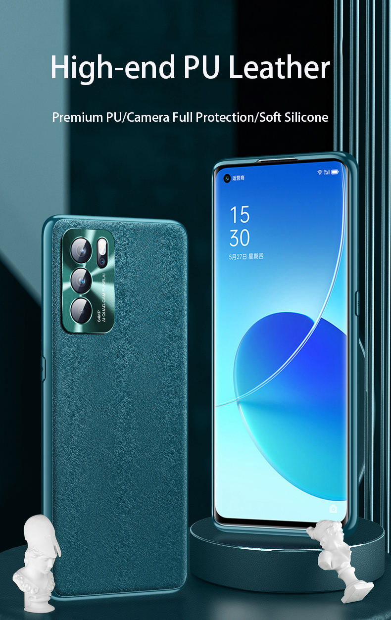 Case OPPO Reno6 5G # Pre-Order * FUKELAI CD Veins PC + TPU Hybrid Cover [ช่องตัดกล้องที่แม่นยำ] *