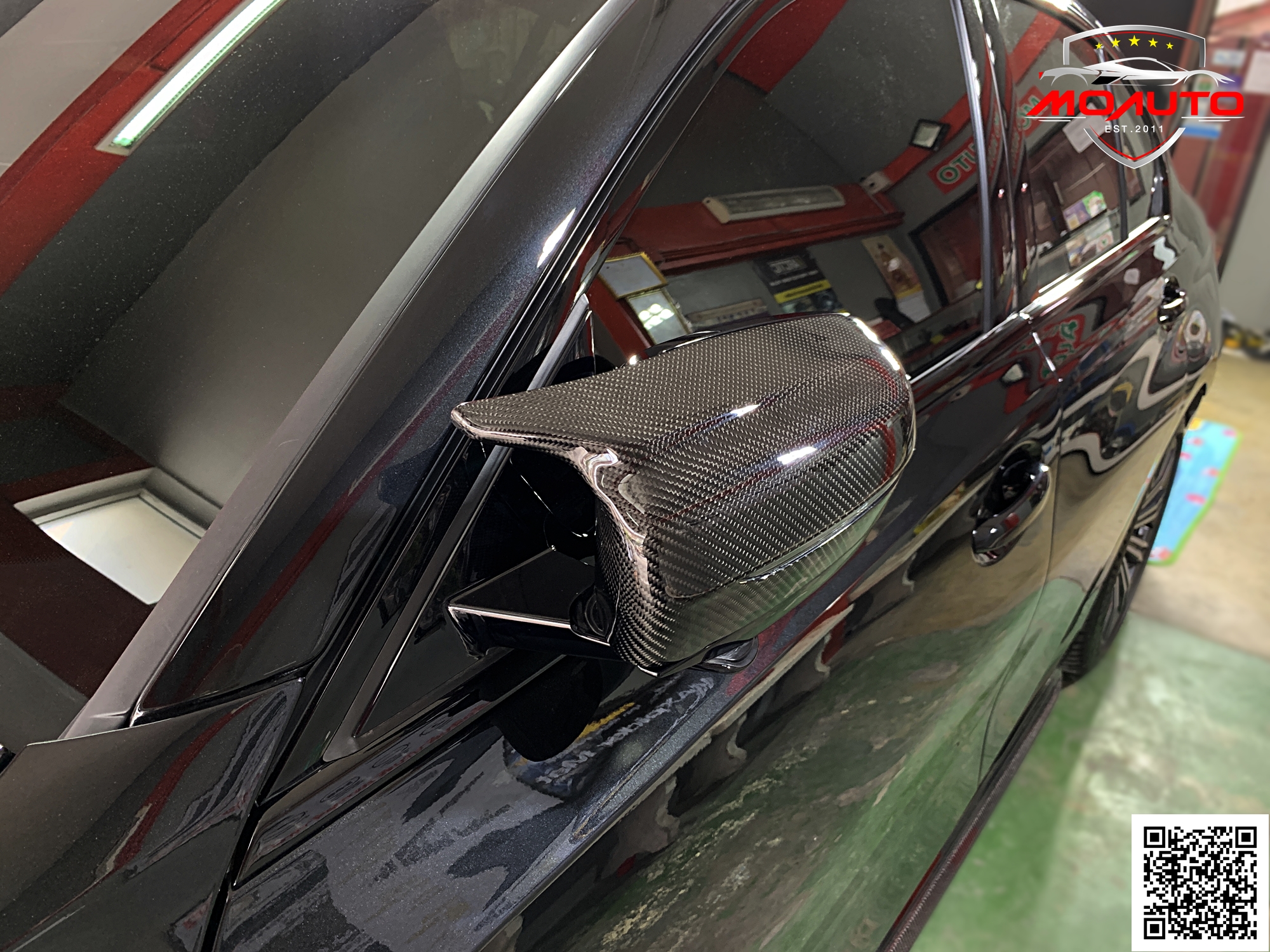 ฝากระจกมองข้างคาร์บอนแท้ ทรง M5 BMW G20