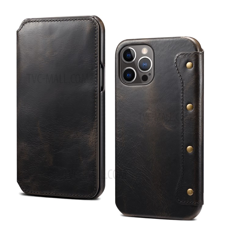 Case iPhone 13 Pro # Pre-Order * เคสกระเป๋าสตางค์โทรศัพท์หนังแท้แบบเต็มรูปแบบ *