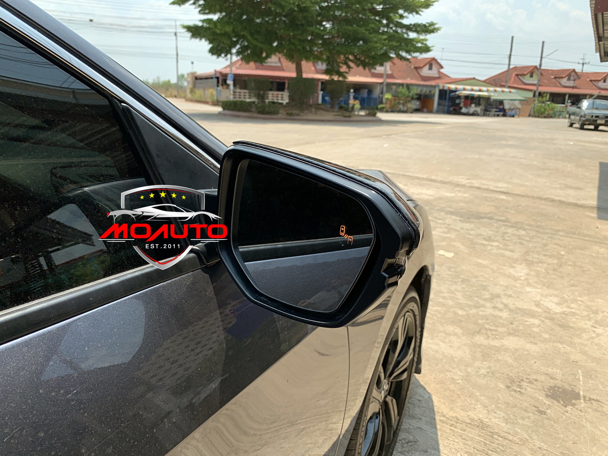 ชุดกระจกช่วยเตือนมุมอับสายตา V1 (Blind Spot Monitor) CIVIC FC / FK