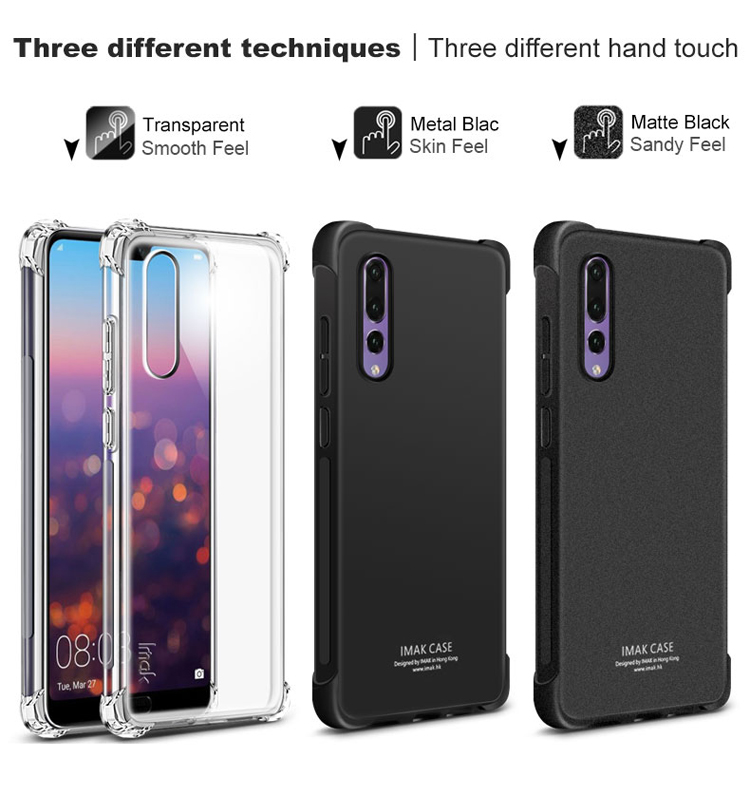 Case Huawei P20 Pro # Pre-order * IMAK กันกระแทก 4 มุม TPU Case + Screen Protector ฟิล์ม *