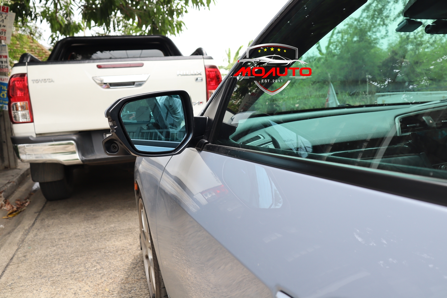 ชุดระบบช่วยเตือนมุมอับสายตาที่กระจกมองข้าง V1 (Blind Spot Monitor) CIVIC FK / FK MC
