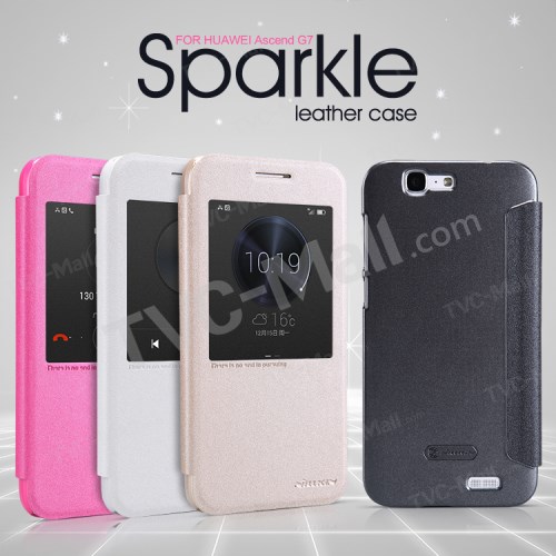 Case Huawei G7 / Pre-order * NILLKIN Sparkle หนังนำเข้าหน้าปกหนัง PU และ PC *