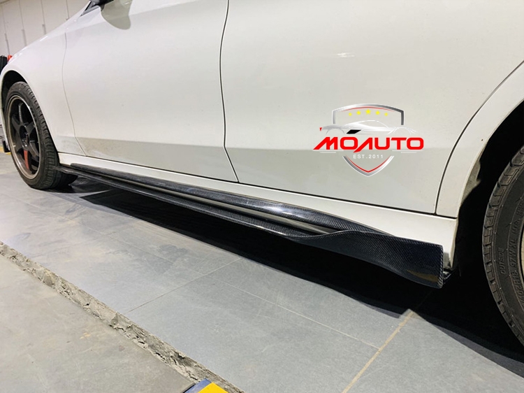 ลิ้นข้างเพียวคาร์บอน M STYLE สำหรับ W205 4 ประตู