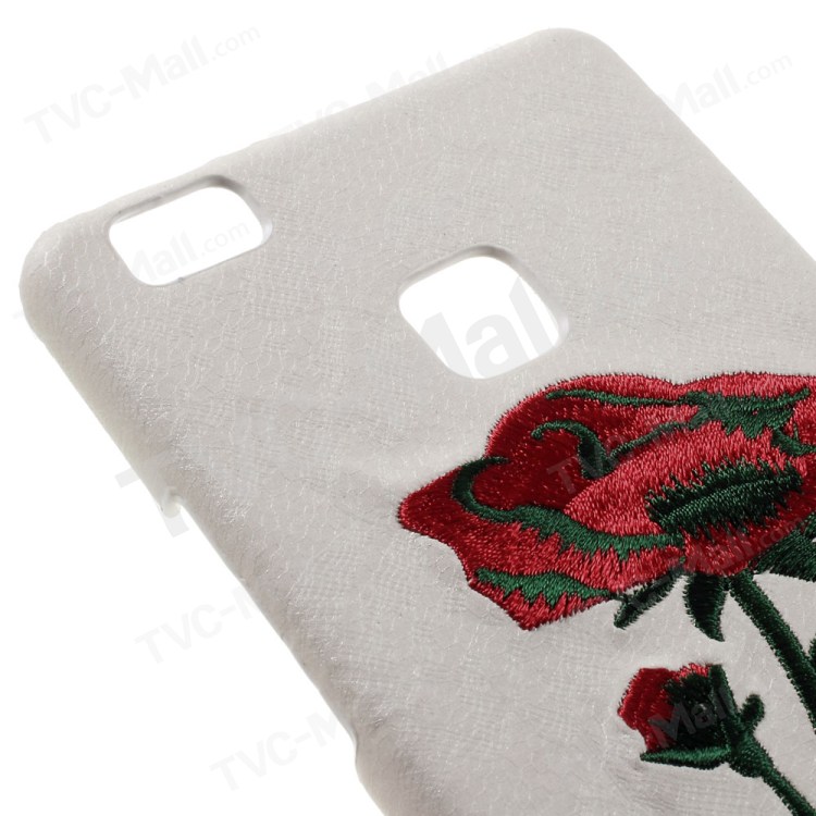 Case Huawei P9 Lite / Pre-order * เย็บปักถักร้อย 3D โรสหนังเคลือบปกแข็ง *