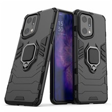 Case OPPO Find X5 Pro # Pre-Order * Drop-proof TPU + Hard PC Case Ring Kickstand ฝาครอบด้านหลัง Cutout ที่แม่นยำ *