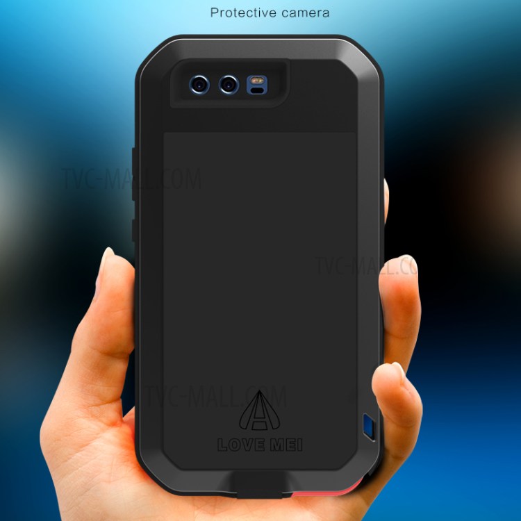 Case Huawei P10 Plus / Pre-order * LOVE MEI วัสดุ: โลหะ + ซิลิโคน + แก้วหุ้มเกราะ *