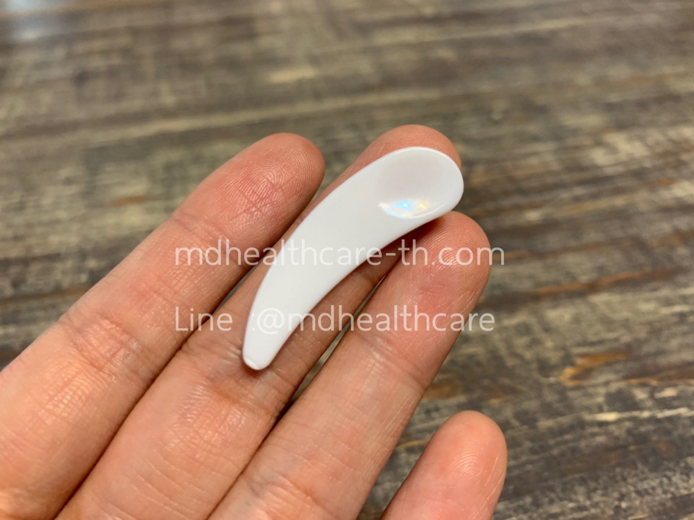 ไม้พายพลาสติก ไม้พายตักครีม ขนาด3.8*1cm.(100ชิ้น/ชิ้นละ0.80฿)