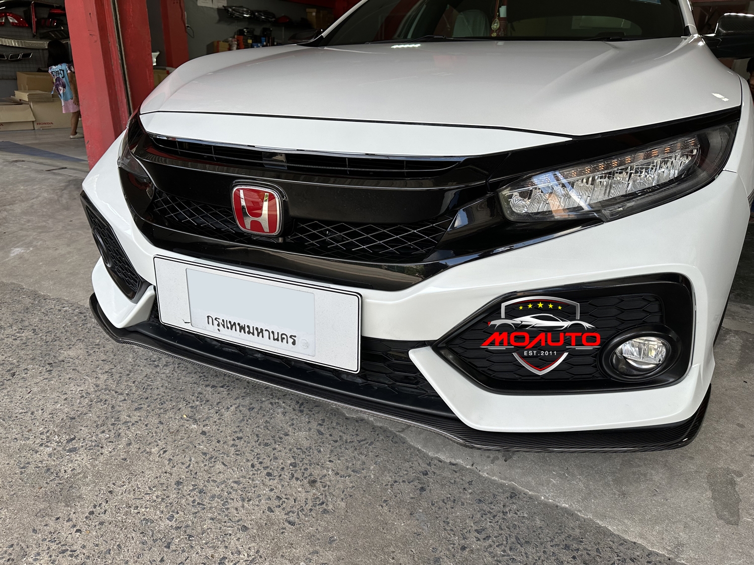 ลิ้นหน้าคาร์บอนแท้ HATCHBACK FK 2016-2018