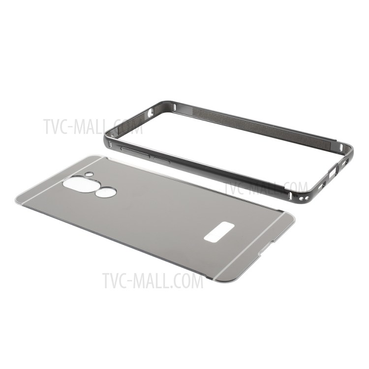 Case Huawei GR5 2017/ Pre-orde * อลูมิเนียมที่แข็ง+กรอบโลหะอัลลอยด์ แผ่นหลังผิวเหมือนกระจก *