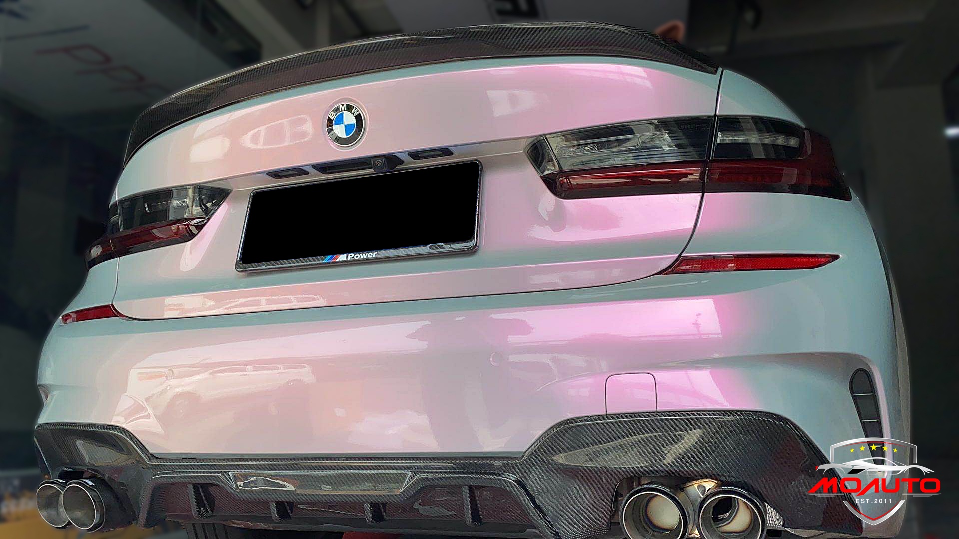 DIFFUSER ท้าย ทรง MP2 BMW G20