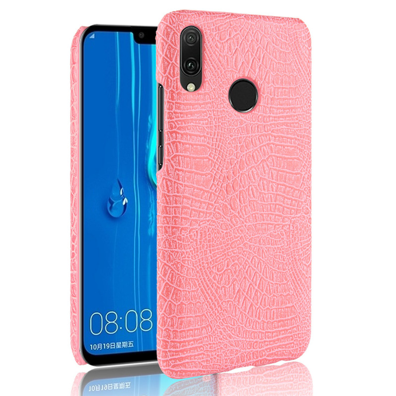 Case Huawei Y9 2019 / Pre-orde * เคสแข็งหรูหรา หนัง PU ผิวจระเข้ ปกคลุม *