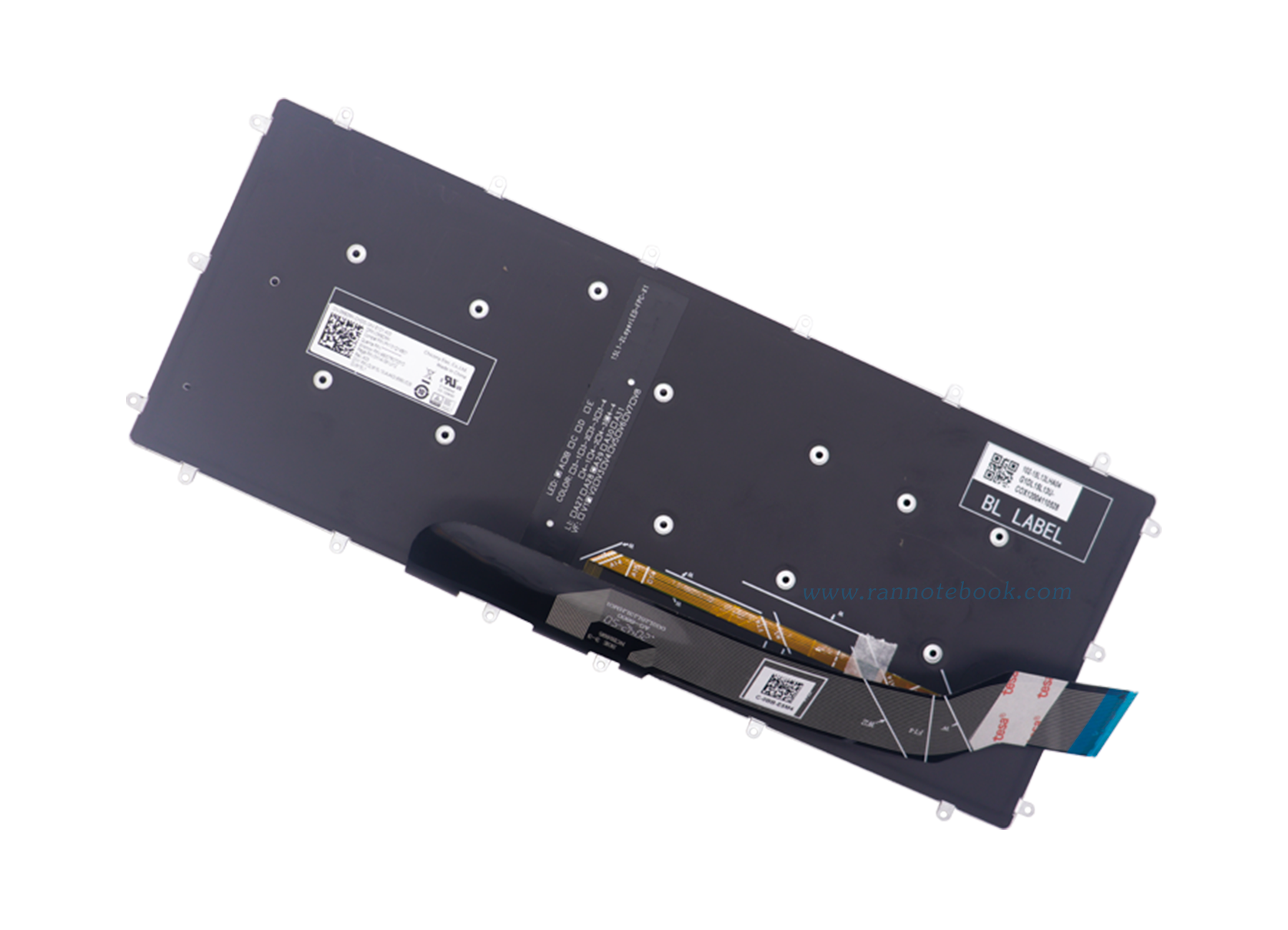 Keyboard Notebook Dell Inspiron 7380 แท้ศูนย์ประกัน Dell