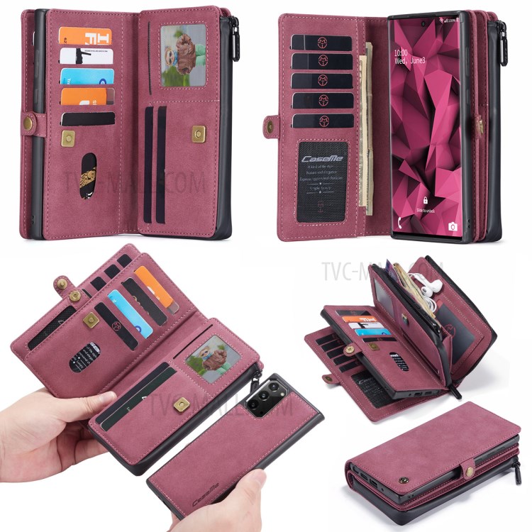 Case Samsung Galaxy Note 20/Note 20 5G / Pre-Order * CASEME 018 ซีรีส์ Matte แม่เหล็กแบบ 2 in 1 เคสหนัง *