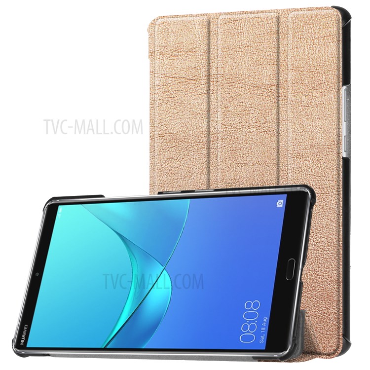 Case Huawei MediaPad M5 / Pre-Order * เคสหนัง 3-พับพร้อมขาตั้ง *